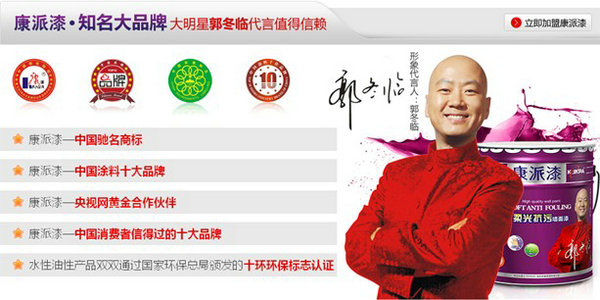 康派涂料代理营销型网站