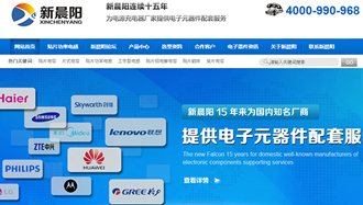 深圳新晨阳电子营销型网站案例