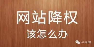 网站降权是什么“鬼”？如何恢复？